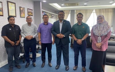 KUNJUNGAN HORMAT DELEGASI KUMPULAN PKB KE ATAS YB. PROF DR. HAIM HILMAN BIN ABDULLAH EXCO NEGERI KEDAH