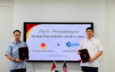 MAJLIS MENANDATANGANI MEMORANDUM PERSEFAHAMAN (MoU) ANTARA PKB DEVELOPMENT DAN PROPADU HOLDINGS BERHAD