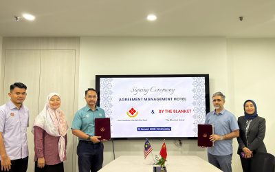 MAJLIS MENANDATANGANI PENGURUSAN PERJANJIAN HOTEL ANTARA PKB DAN THE BLANKET HOTEL SDN BHD