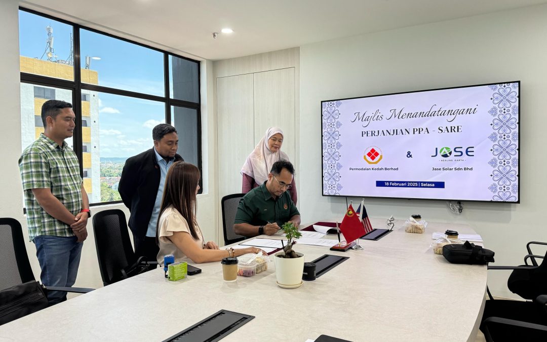 MAJLIS MENANDATANGANI PERJANJIAN PPA – SARE ANTARA PKB DAN JASE SOLAR SDN BHD