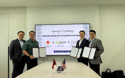 MAJLIS MENANDATANGANI MEMORANDUM KERJASAMA (MOC) ANTARA PKB, SYSTECH BERHAD DAN TUJUH WARISAN SDN BHD