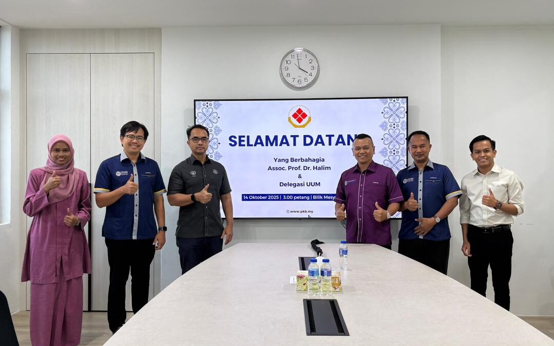 KUNJUNGAN HORMAT DARIPADA YANG BERBAHAGIA PROF. MADYA DR. HALIM & DELEGASI UUM KE PKB